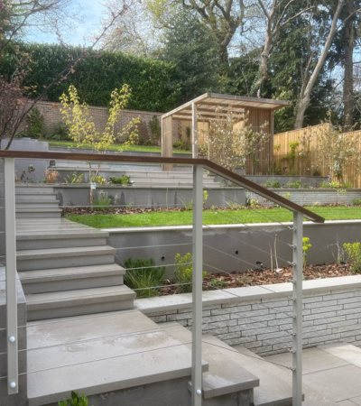 Warwick park terraced garden pergoda Warwick park terraced garden pergoda